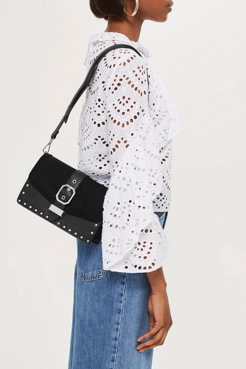 Topshop Megan Buckle Cross Body Bag