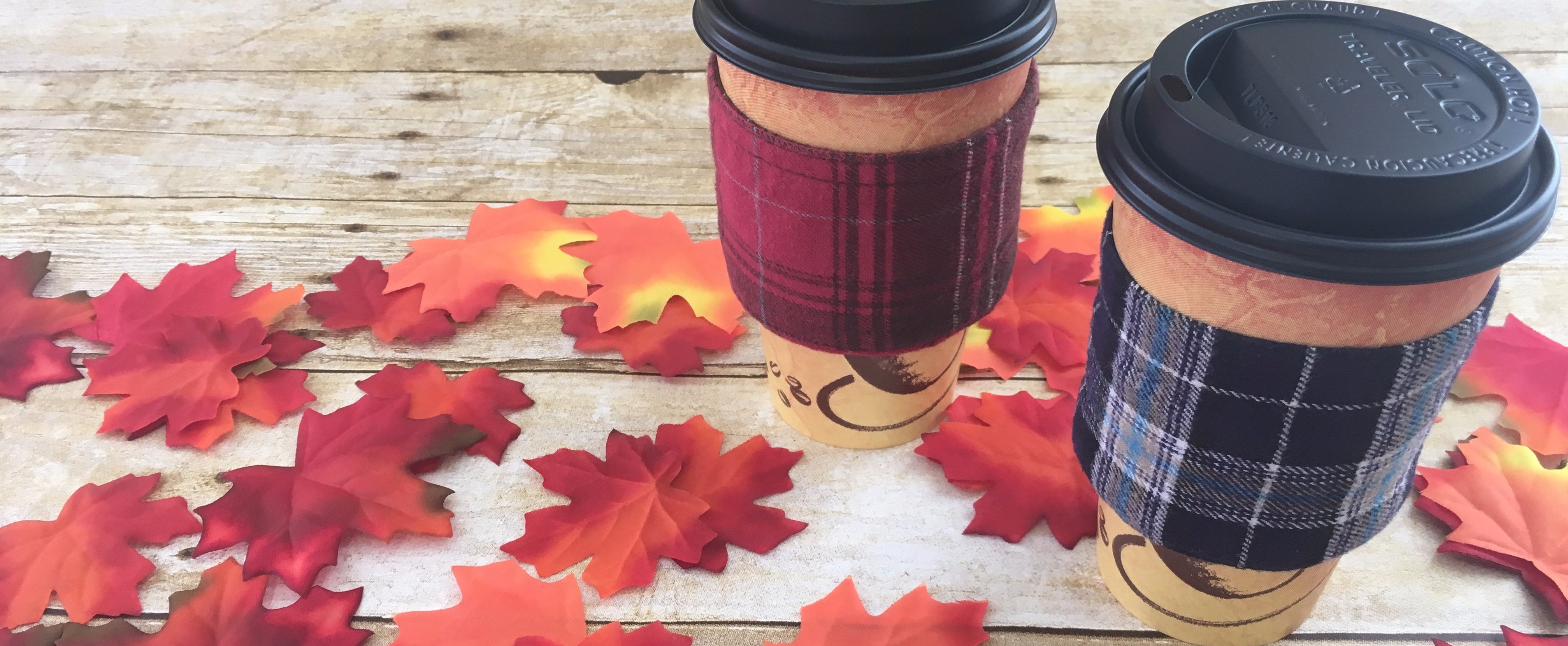 Flannel Coffee Koozies POPSUGAR Smart Living