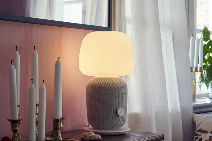 SYMFONISK Table Lamp With WiFi Speaker in Gray Ikea's SYMFONISK