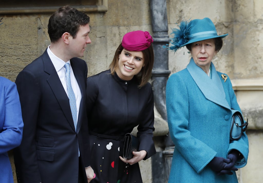 Princess Eugenie's Paint Splatter Coat Easter 2018