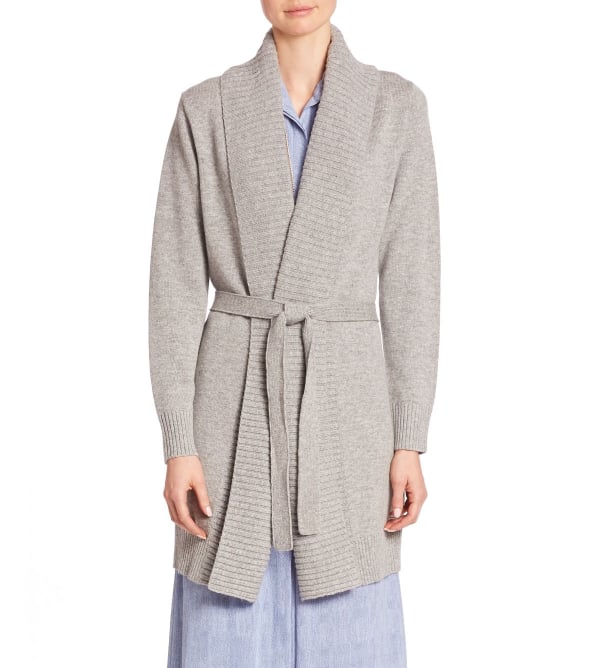 MICHAEL Michael Kors Merino Wool & Cashmere Wrap Cardigan ($255)