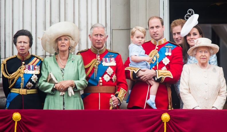 Princess Anne at Trooping the Colour at Buckingham Palace in 2015
