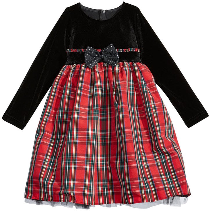 Good Lad Velvet & Plaid Party Dress ($20, originally $74)