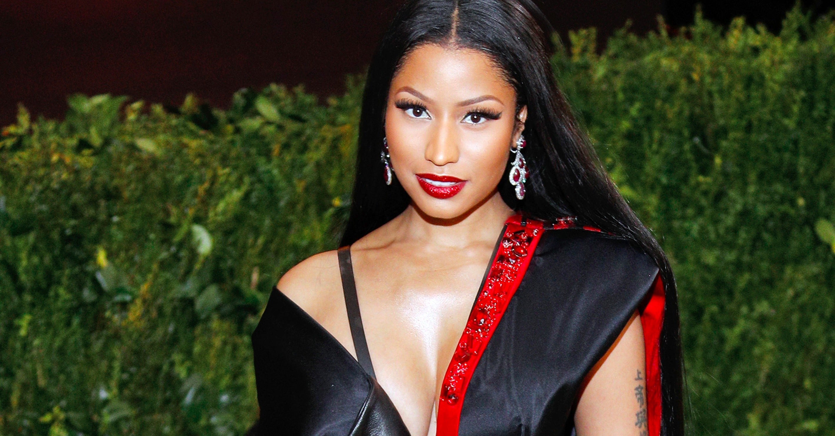 Nicki Minaj H M Dress at the 2017 Met Gala POPSUGAR Fashion