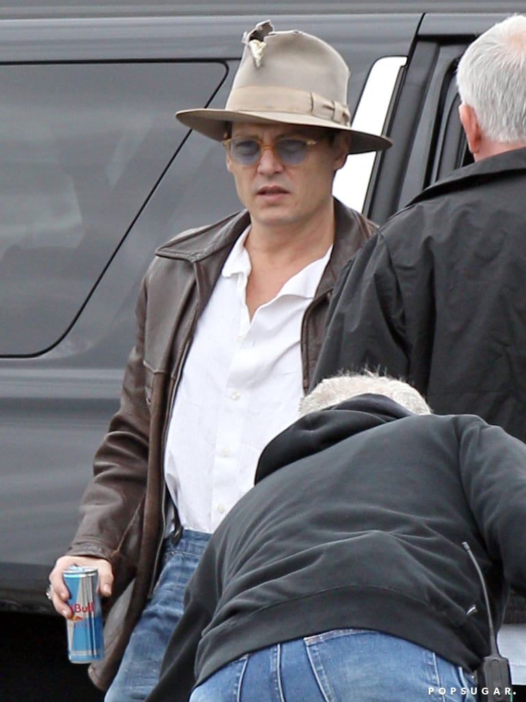 Johnny Depp Balding as Whitey Bulger on Black Mass Set