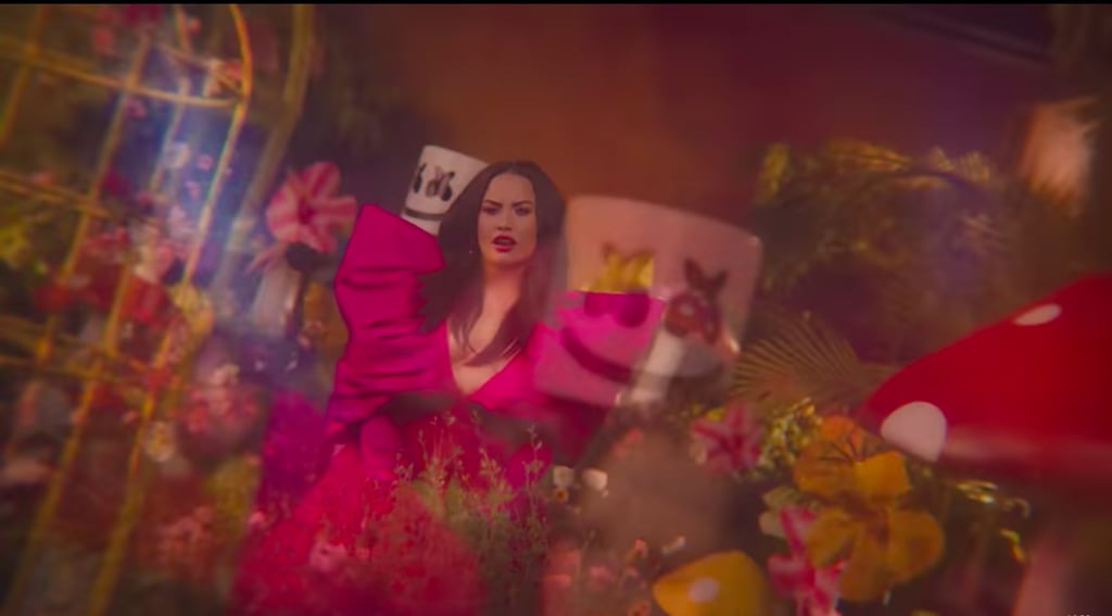 Demi Lovato's Pink Dress in It's OK Not to Be OK Music Video