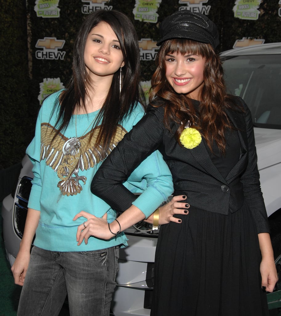 Selena Gomez and Demi Lovato at Chevy Rocks the Future in 2008