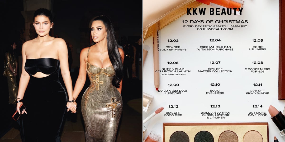 Kylie Cosmetics and KKW Beauty's 12 Days of Christmas Sale POPSUGAR