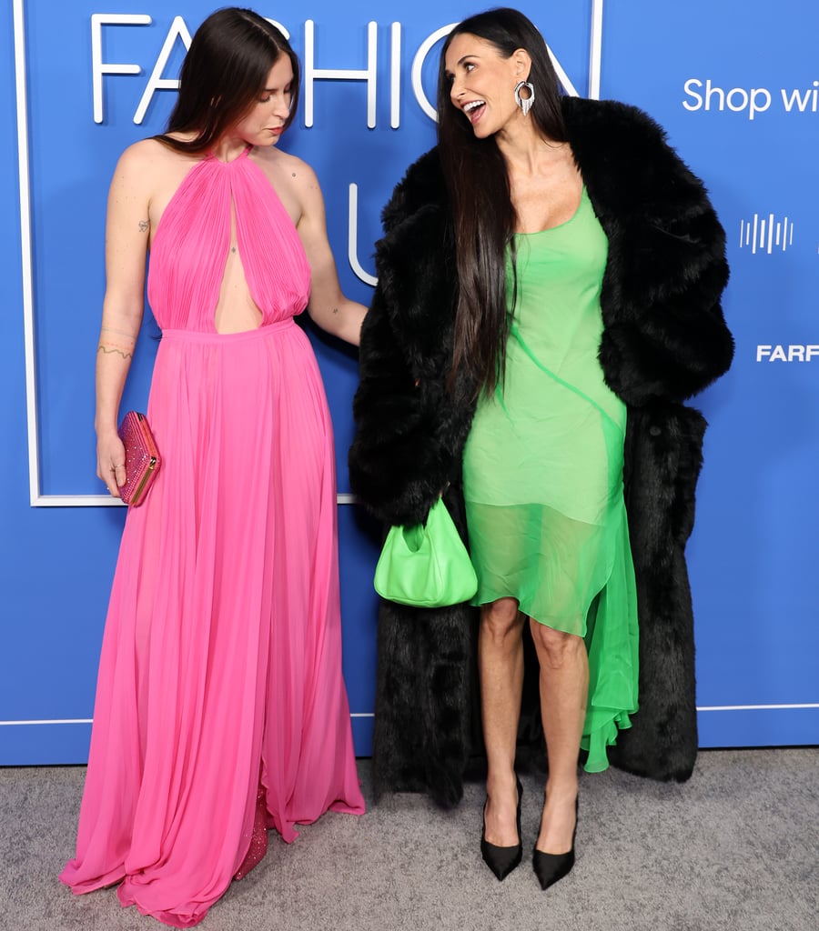 Demi Moore and Scout Willis at the Fashion Trust US Awards