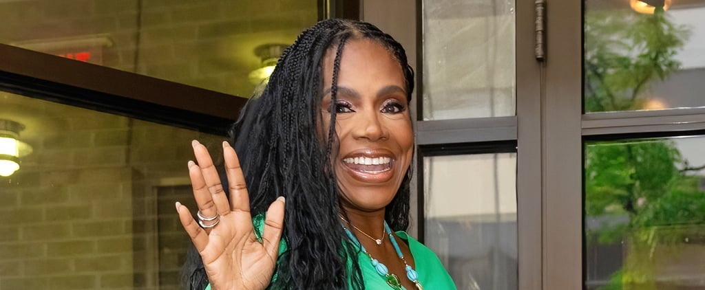 Sheryl Lee Ralph Wears Rainbow Tie-Dye Platform Crocs