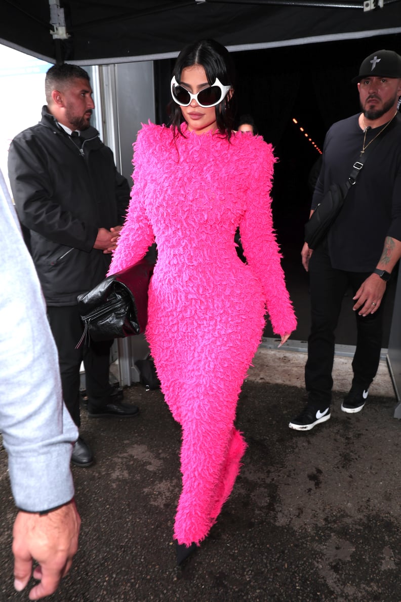 Kylie Jenner at Balenciaga During Paris Fashion Week