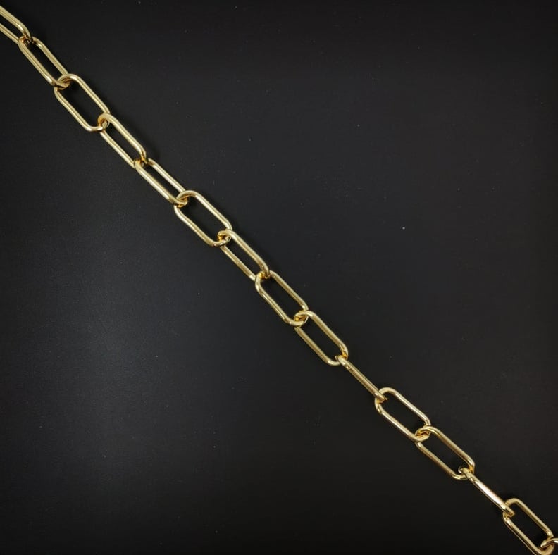 For a Classic Staple: Gold Paperclip Chain