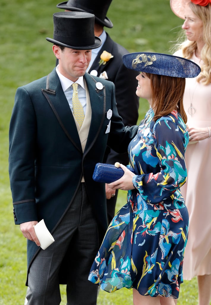 Princess Eugenie Smiling at Jack Brooksbank Pictures