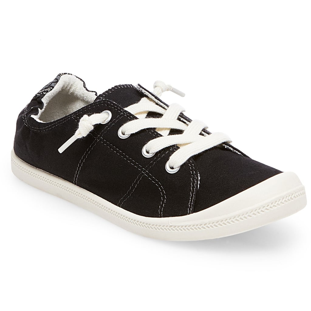 For Slip-on Shoes: Mad Love Lennie Lace Up Canvas Sneakers