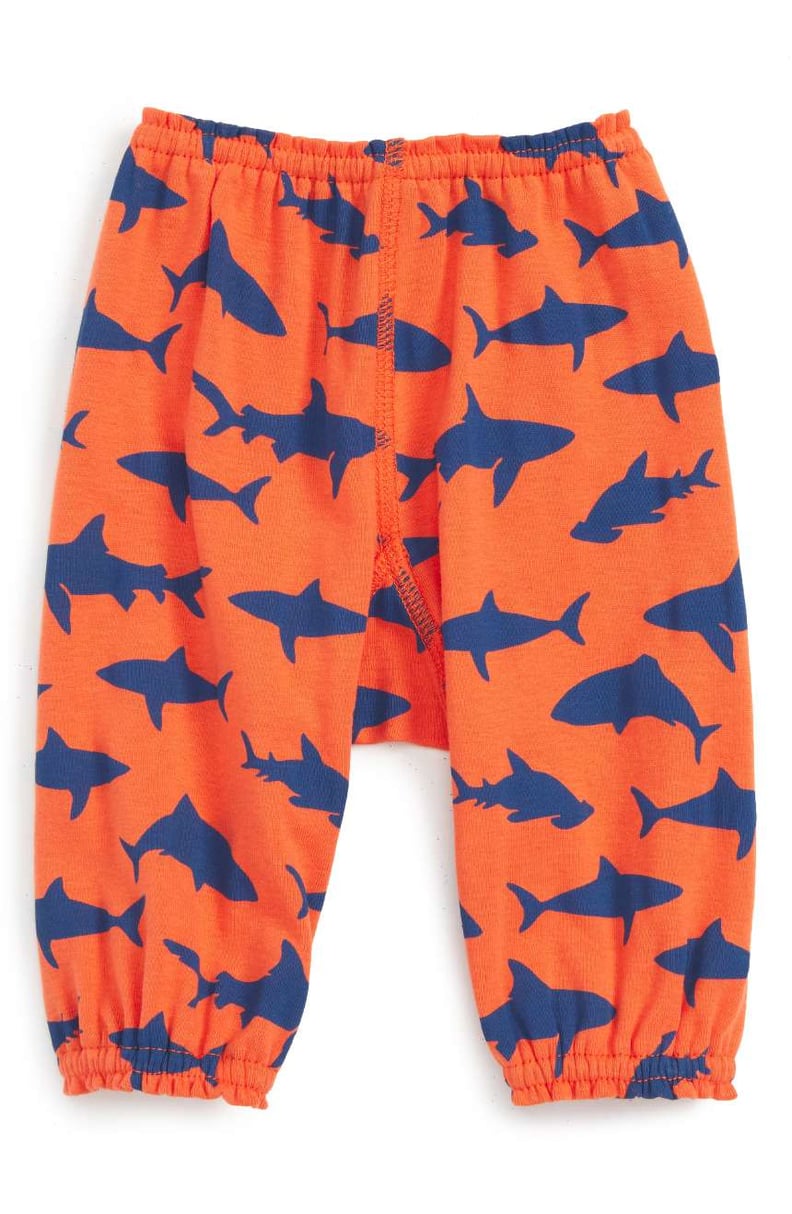 Infant Peek Happy Shark Print Pants