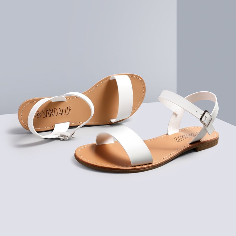 Sandalup Ankle Strap Flat Sandals