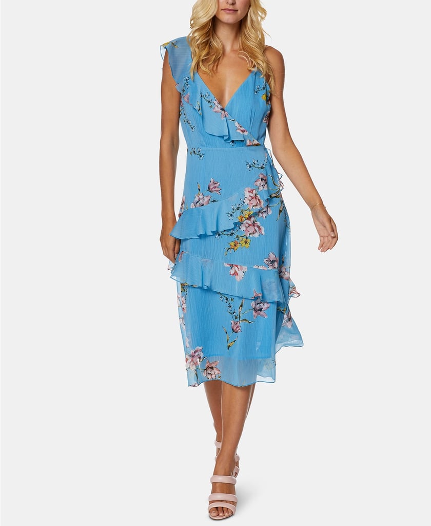 Avec Les Filles Ruffled Midi Dress Dresses on Sale at Macy's 2019