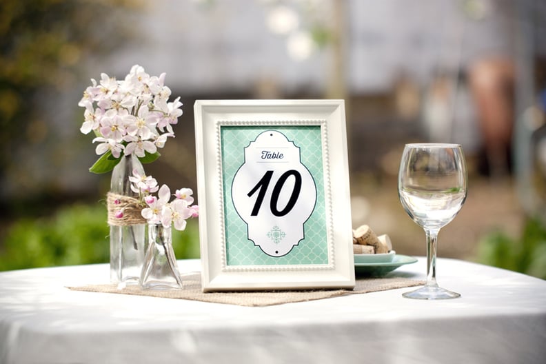 Moroccan Table Numbers