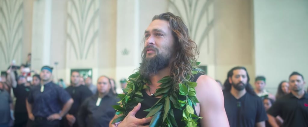 See Jason Momoa Get Emotional Before He Performs the Haka With His Kids