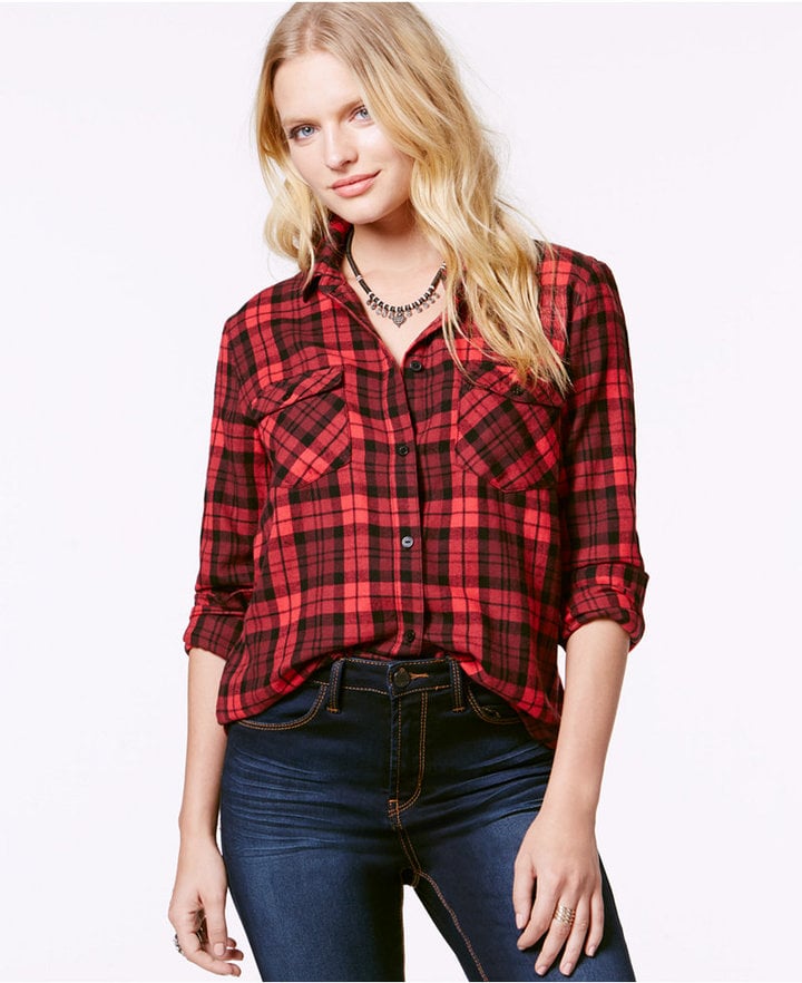Sanctuary Plaid Button-Down Shirt ($79)