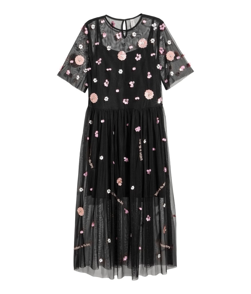robe h&m sequin