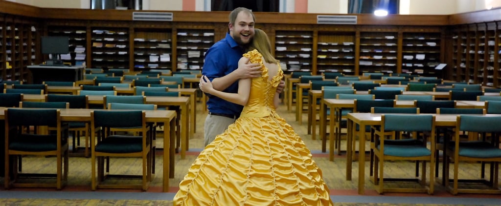 Guy Sews Belle Gown For Beauty and the Beast Proposal