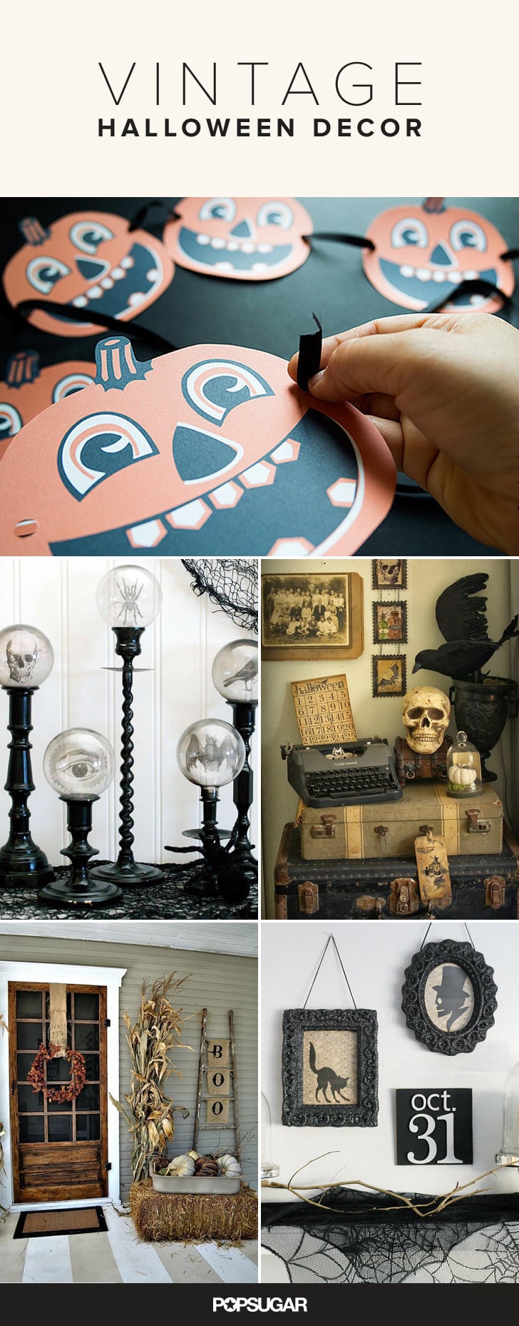 DIY Vintage Halloween Decor POPSUGAR Home Photo 11