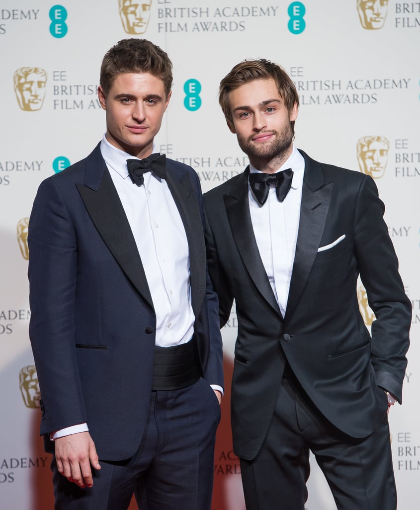 Max Irons and Douglas Booth donned their best black tie for the 2016 BAFTA Awards.
