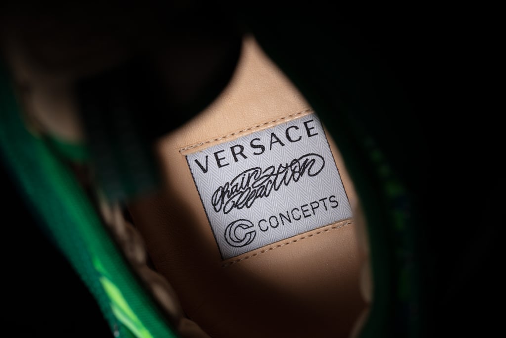 Jennifer Lopez Versace Dress Sneaker Collection