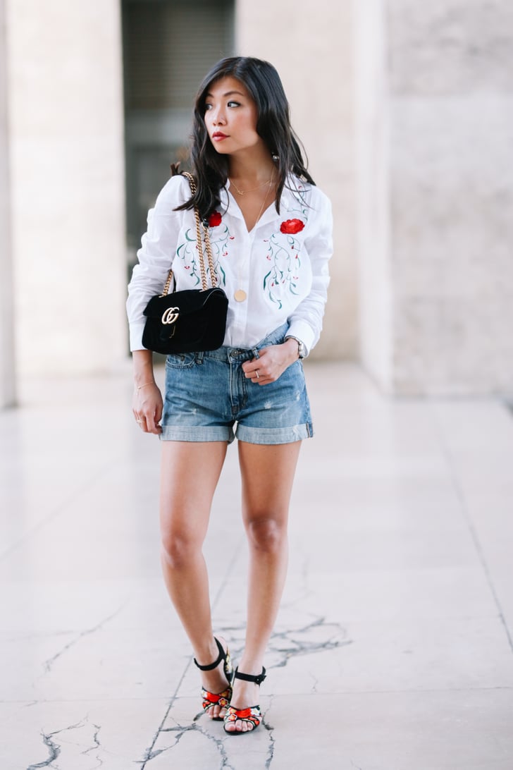 Athletic Build Denim Shorts by Body Type POPSUGAR Fashion Photo 21