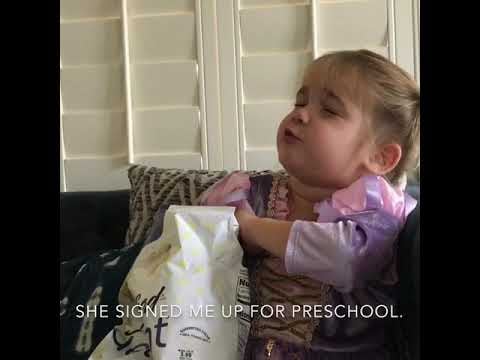 Mila on Going to Preschool