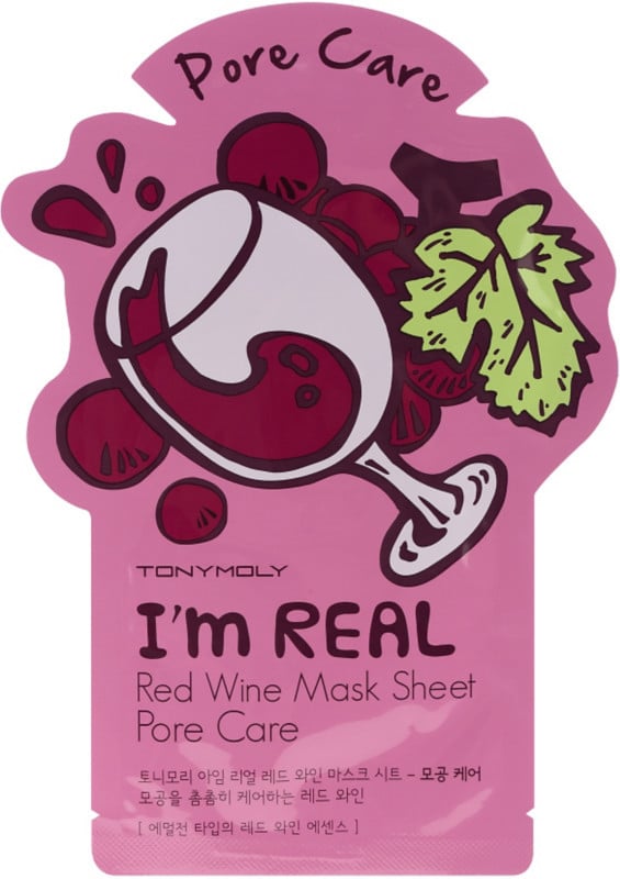 Tony Moly TONYMOLY I'm Real Red Wine Mask Sheet