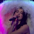 Dua Lipa Just Wore a Giant Feathered Hat on SNL, and Somehow Pulled It Off