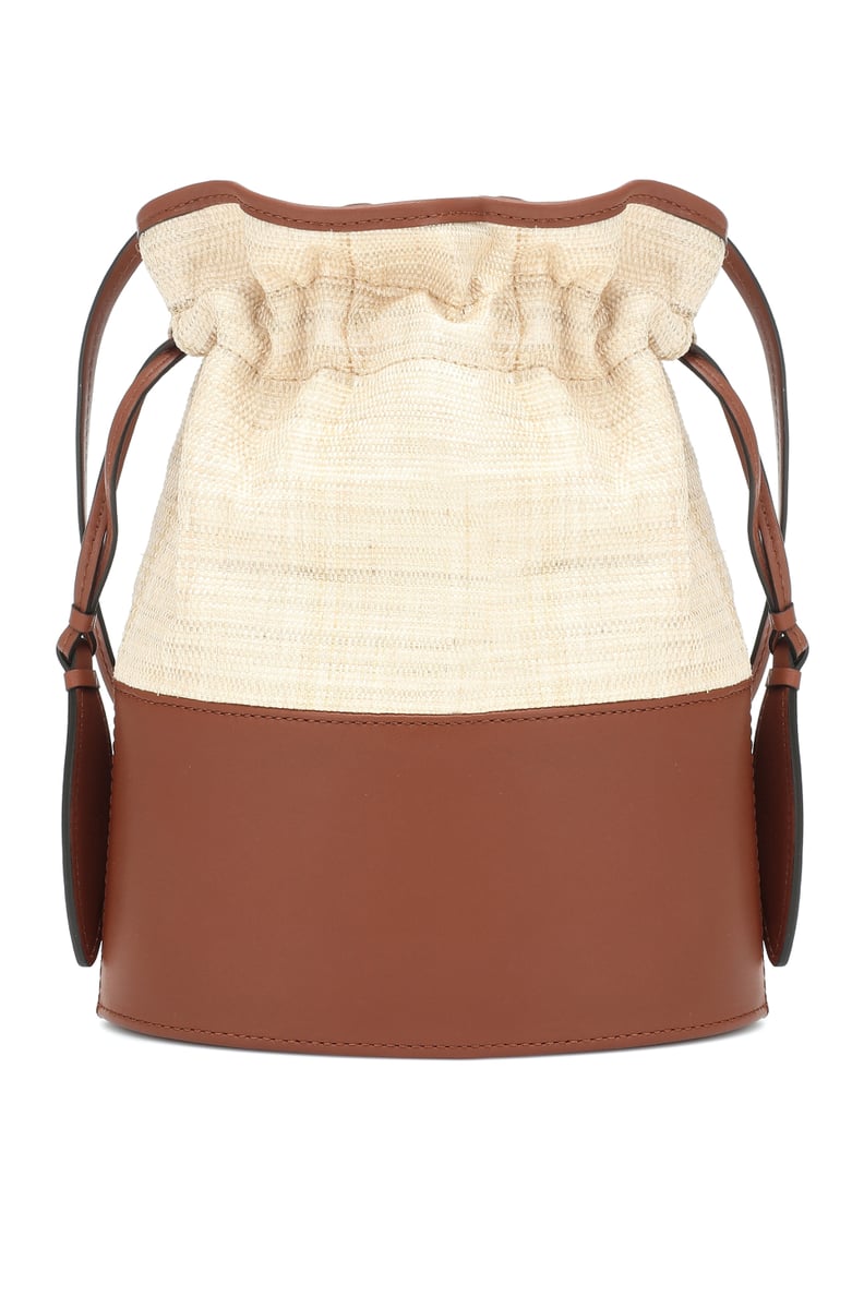 Hunting Season The Lola Large Raffia Bucket Bag