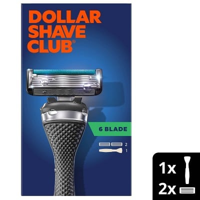 Dollar Shave Club 6-Blade vs 4-Blade Razor Starter Set