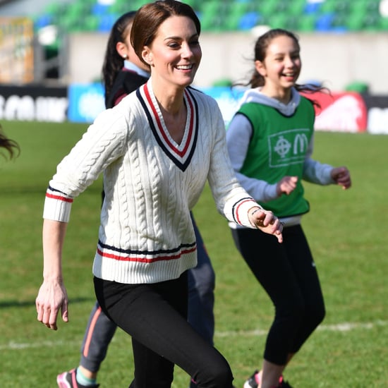 Kate Middleton's White Sweater in Northern Ireland