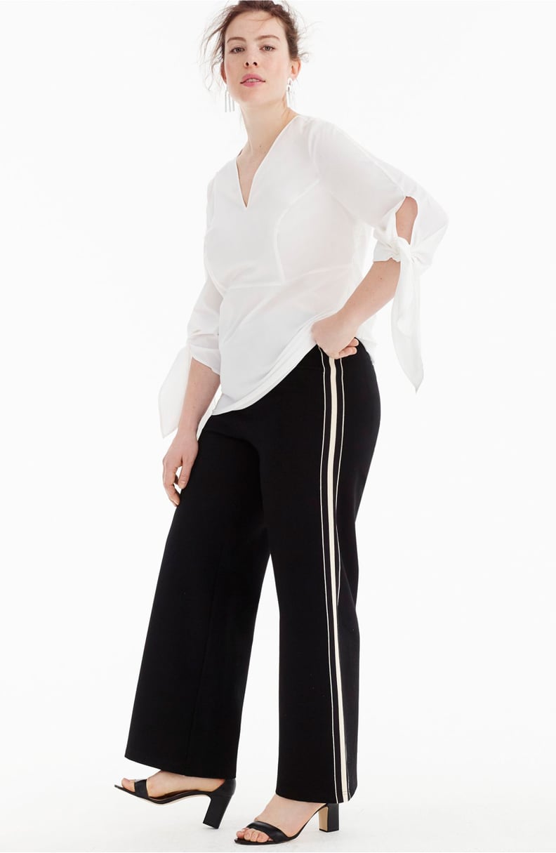 Universal Standard For J.Crew Wide Leg Ponte Pants