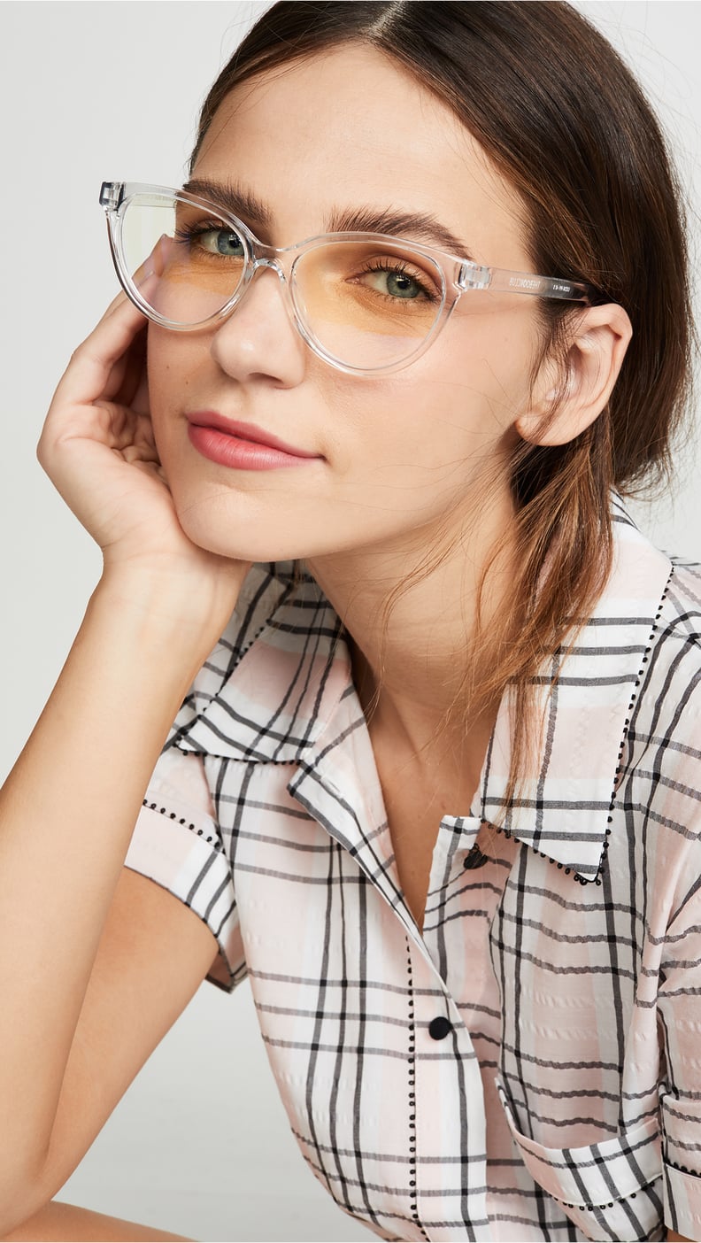 stylish blue light blocking glasses