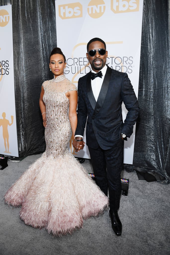 Sterling K. Brown and Ryan Michelle Bathe at 2019 SAG Awards