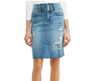 Destructed Pencil Skirt