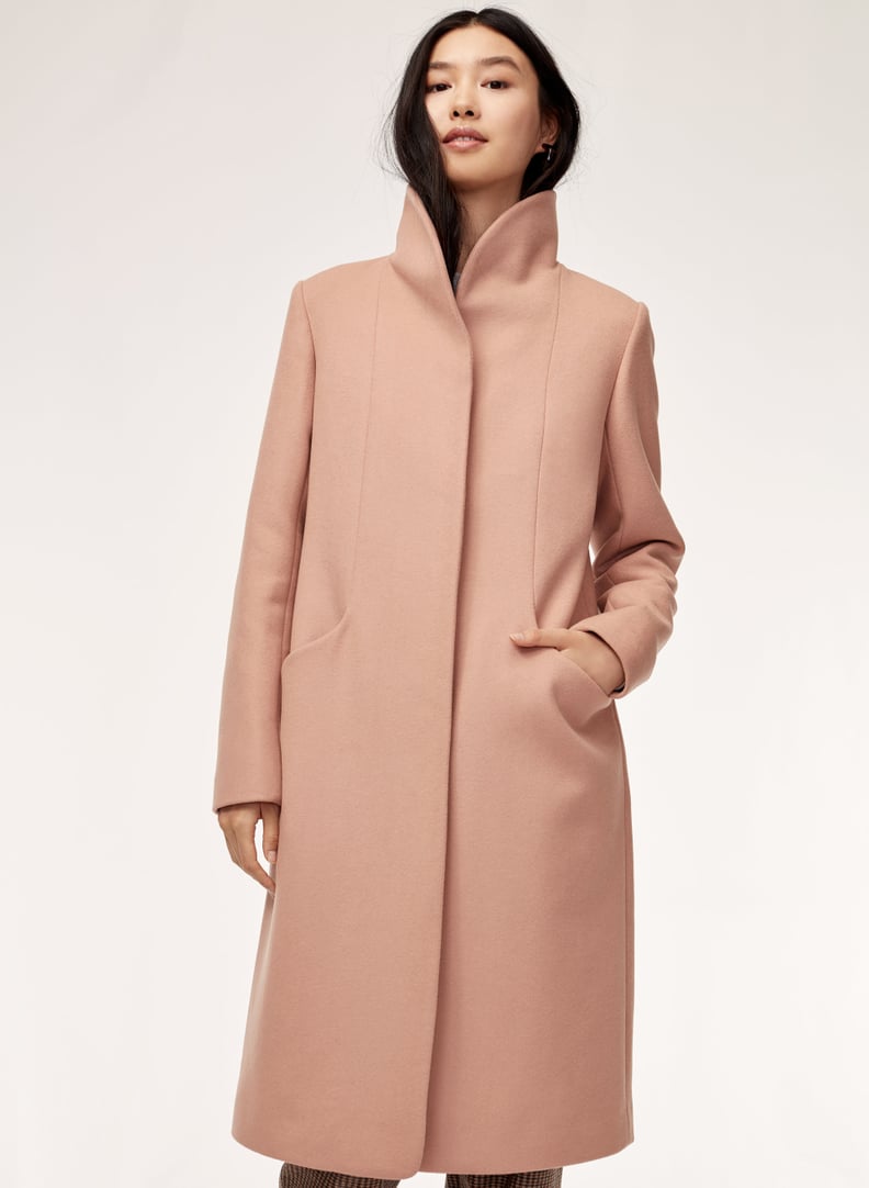 Aritzia pink clearance coat