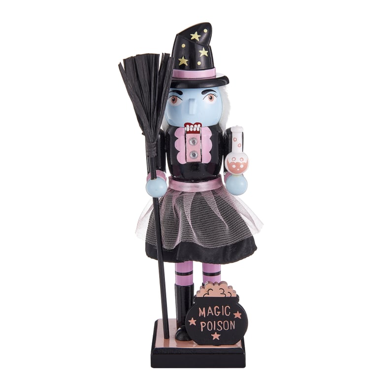 Michaels Halloween Decor: 9.5" Witch Nutcracker Tabletop Accent by Ashland