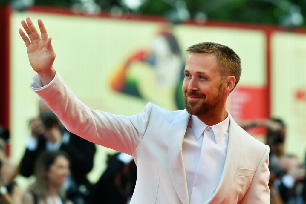 Ryan Gosling Promoting First Man Pictures