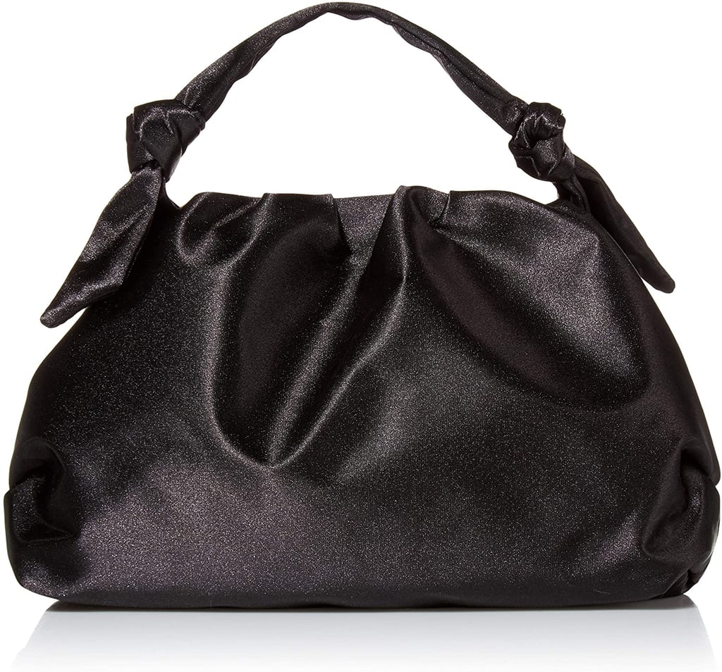 The Drop Satin Knotted Handle Bag