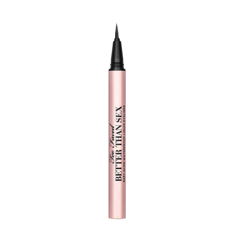 A Longwear Liquid Eyeliner: Too Faced Better Than Sex Easy Glide Waterproof Liquid Eyeliner