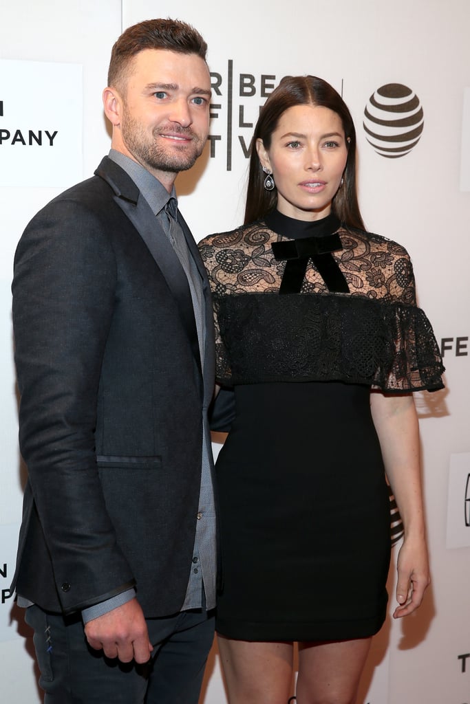 Justin Timberlake and Jessica Biel at Premiere April 2016