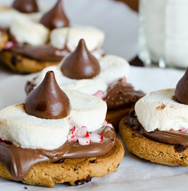 Nutella Christmas S'Mores