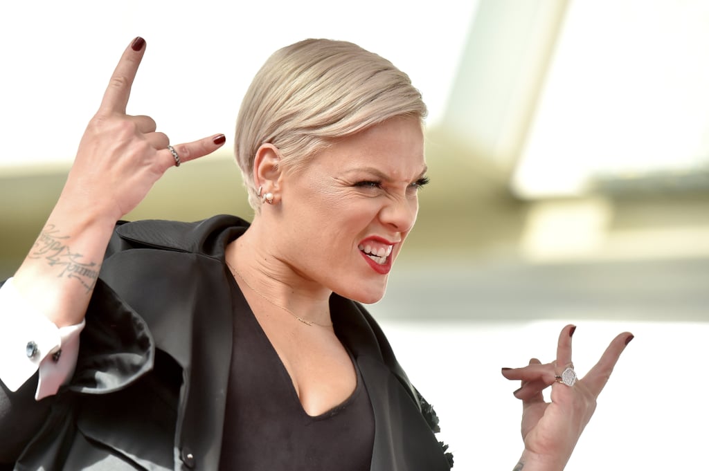 Pink at Hollywood Walk of Fame Ceremony 2019