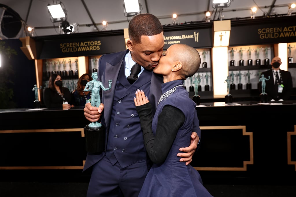 Will Smith and Jada Pinkett Smith at the 2022 SAG Awards