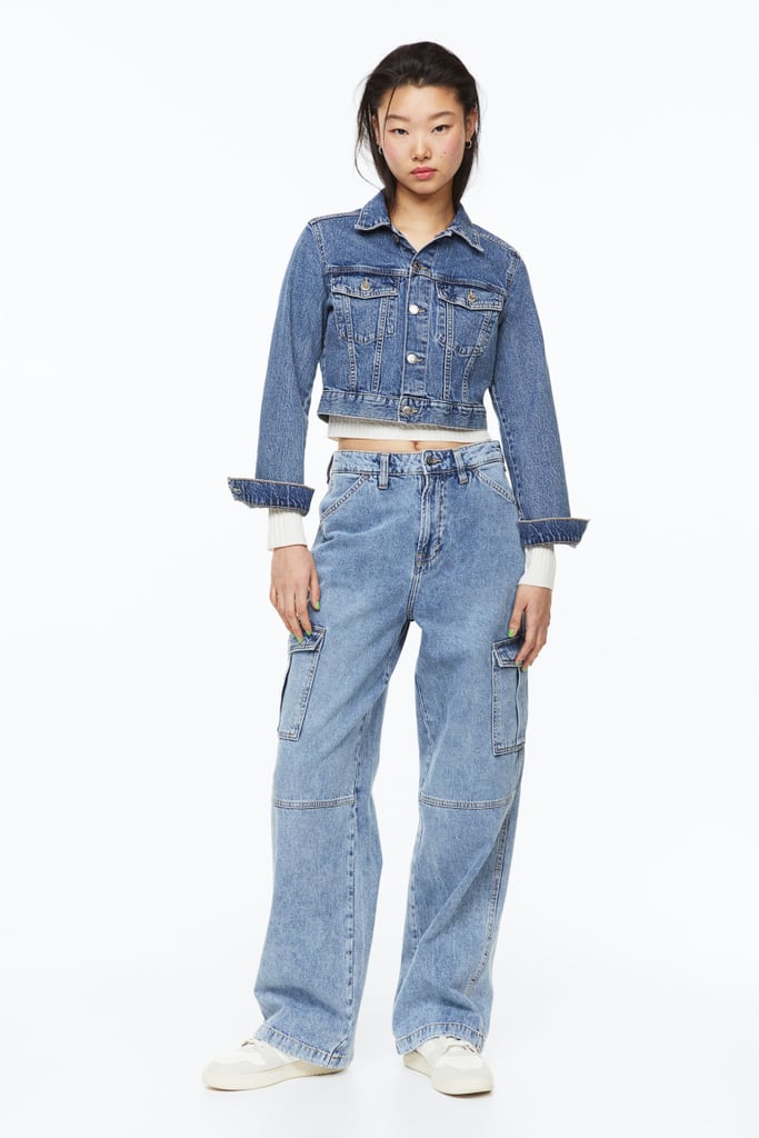 H&M 90s Baggy High Cargo Jeans